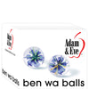 Adam & Eve Glass Ben Wa Balls - Clear