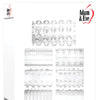 Adam & Eve Super Stretch Tickler Sleeves - Clear