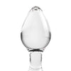 Adam & Eve Red Heart Gem Glass Plug - Medium