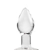 Adam & Eve Red Heart Gem Glass Plug - Small