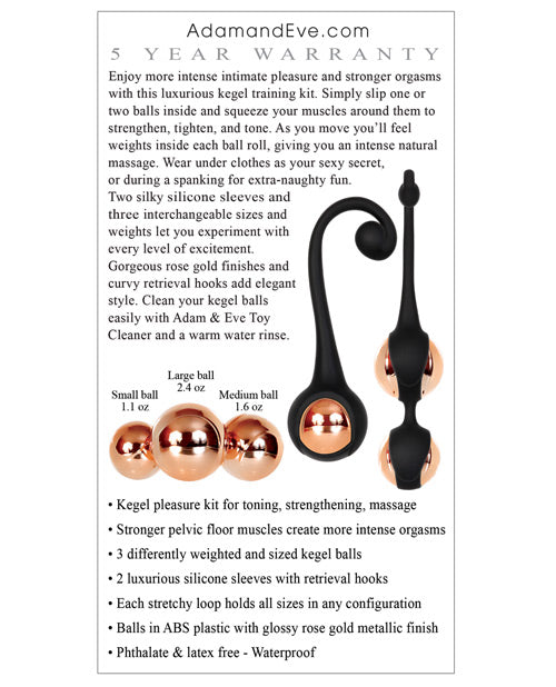 Adam & Eve Intimate Pleasure Kegel Set