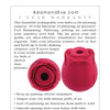 Adam & Eve Eve's Ravishing Rose Clit Pleaser - Red