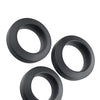 Adam & Eve Adam's 3 pc Penis Ring Set - Black