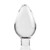 Adam & Eve Red Heart Gem Glass Plug - Large