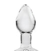 Adam & Eve Pink Gem Glass Plug - Small