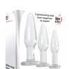 Adam & Eve Glass Anal Training Trio