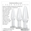 Adam & Eve Glass Anal Training Trio
