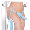 Adam & Eve Silicone Strap On System - Blue