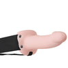 Adam & Eve Soft Hollow Strap On - Flesh