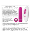 Adam & Eve Eve's Rechargeable Remote Control Bullet - Pink/White