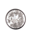 Adam & Eve Clear Gem Anal Plug Medium