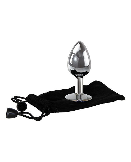Adam & Eve Clear Gem Anal Plug Medium