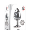 Adam & Eve Clear Gem Anal Plug Large