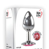 Adam & Eve Pink Gem Aluminium Anal Plug  - Assorted Sizes