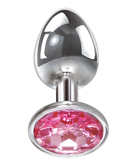 Adam & Eve Pink Gem Aluminium Anal Plug  - Assorted Sizes