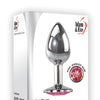 Adam & Eve Pink Gem Aluminium Anal Plug  - Assorted Sizes