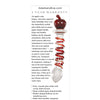 Adam & Eve Eve's Twisted Crystal Dildo - Red
