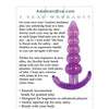 Adam & Eve Bumpy Delight Anal Plug - Purple