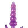 Adam & Eve Bumpy Delight Anal Plug - Purple