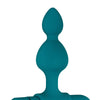 Adam & Eve Vibrating Anal Bumpy Bead Set - Teal