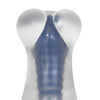 Adam & Eve Intensity Power Stroker - Clear/Blue