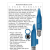 Adam & Eve Dolphin Finger Vibe - Blue
