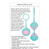 Adam & Eve Eve's Kegel Training Set - Pink/Teal