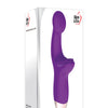 Adam & Eve Silicone G Spot Pleaser Rechargeable Dual Stim - Purple