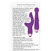 Adam & Eve Silicone G Spot Pleaser Rechargeable Dual Stim - Purple