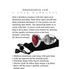 Adam & Eve Red Heart Gem Anal Plug - Medium Red/Chrome