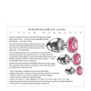 Adam & Eve Pink Heart Gem Anal Plug Set