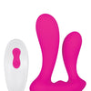 Adam & Eve Rechargeable Dual Entry Vibe w/Remote - Pink