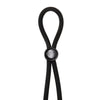 Adam & Eve Adam's Deluxe Penis Ring Sampler - Black/Smoke