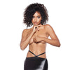 Kitten Angel Blush Open Back Mini Skirt Black O/S