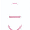 Kitten Obsession Strappy Open Cup Teddy Pink O/S
