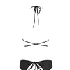 Allure Marley Mesh Peek A Boo Top & Open Panty Black S/M