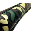 Sensual Sin Leather Padded Ankle Cuffs - Camo Piping