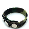 Sensual Sin Leather 3 Snap Cock Strap - Camo