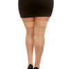 Stay Up Thigh Highs w/Lace Top Queen