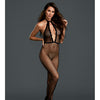 Fishnet Halter Bodystocking - Black