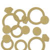 Diamond Ring Deluxe Sparkle Confetti - Gold