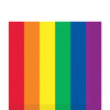 Pride Luncheon Napkins - Rainbow Pack of 16