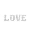 Valentines Love Streamer - Silver