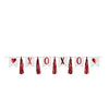 Valentines XOXO Tassel Streamer - Red