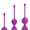 Pretty Love Three-In-One Kegel Set - Fuchsia