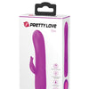 Pretty Love Tim Mini Silicone Vibrator - 12 Function Fuchsia