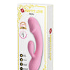 Pretty Love Ron Phallic Liquid Silicone Rabbit - Pink