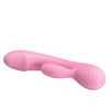 Pretty Love Ron Phallic Liquid Silicone Rabbit - Pink