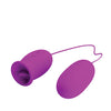 Pretty Love Daisy Silicone Licker Plus Egg - Fuchsia