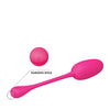 Pretty Love Knucker Remote Egg - Neon Pink